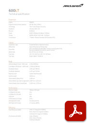 600LT Tech Specification